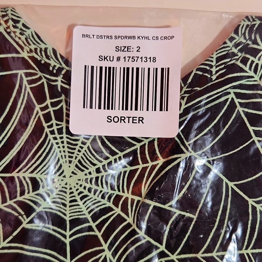 ❤️NWT TORRID SPIDER WEB HALLOWEEN COSTUME GOTHIC MONSTER BRALETTE PLUS - Picture 5 of 11